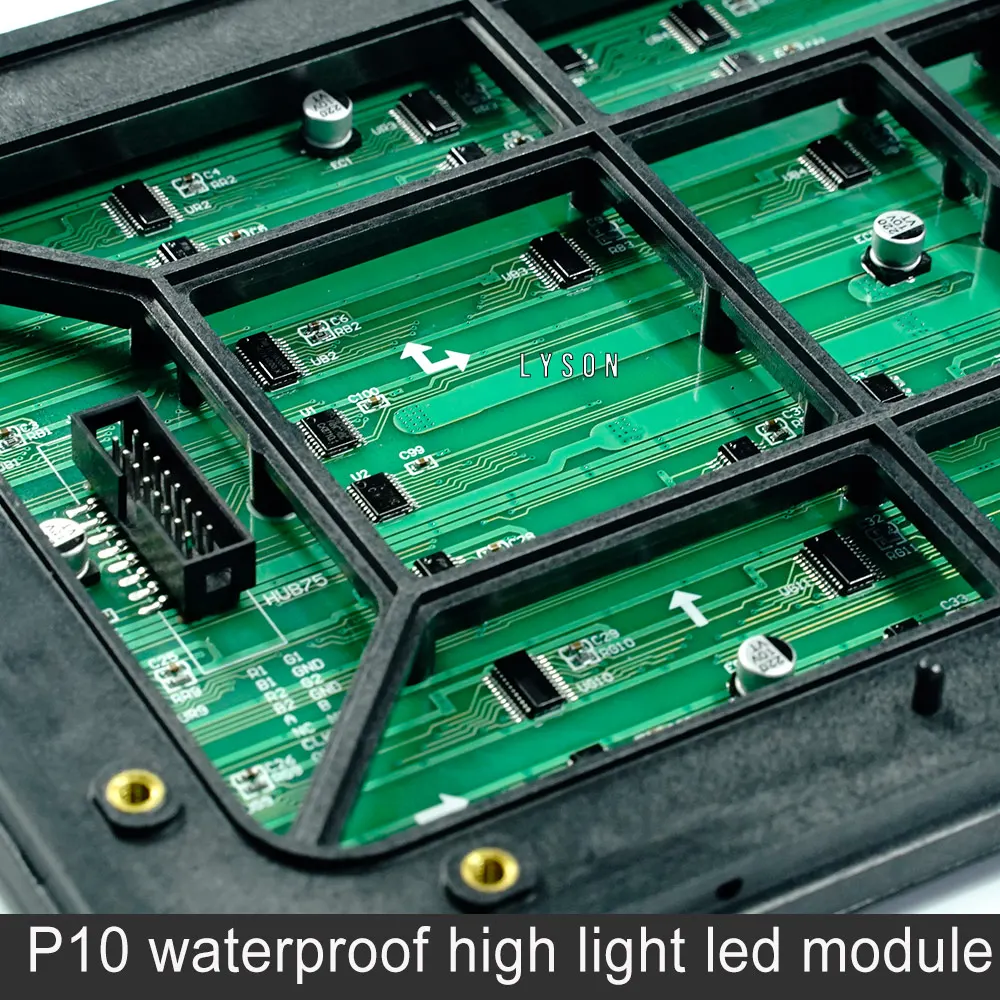 Korting Outdoor 1/2 Scan P10 Smd 3-In-1 Full Color Video Led Module Hoge Helderheid