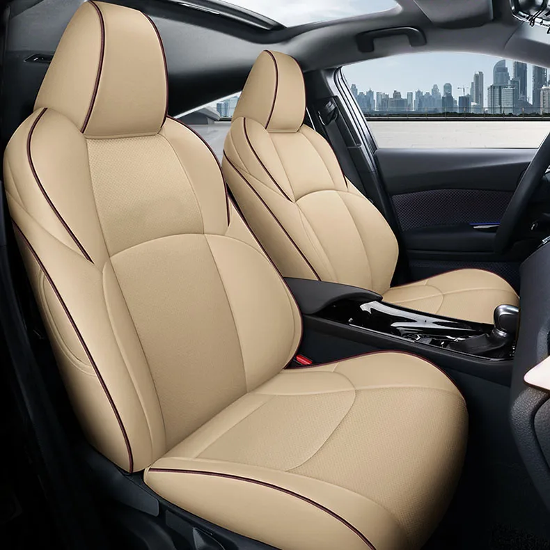 Custom car Seat Covers leather for TOYOTA C-HR IZOA chr Car Seat Covers for Cars Accessories auto accessories cover styling