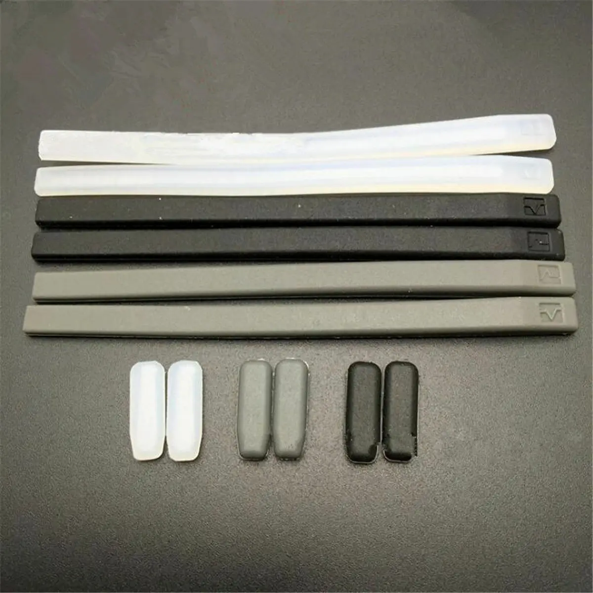 4Pcs/Set Silicone Gel Cover Temple Tips Pad For ic! berlin Glasses Frame 3 Color