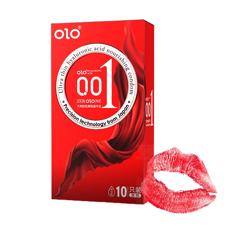 10pcs Olo Condom Hyaluronic Acid Safety Granules Thread 001 Adult Products Stimulation Safe And Comfortable Sex Products