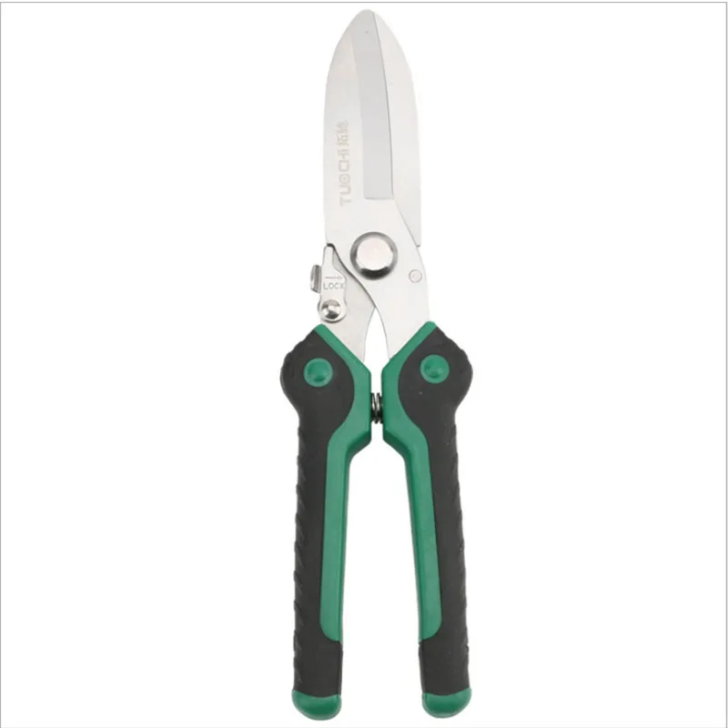 Metal Sheet Cutting Scissor Serrated Multi-purpose Industrial Scissors Tin Snips Aluminum Steel Cutter Shears Hand Tools