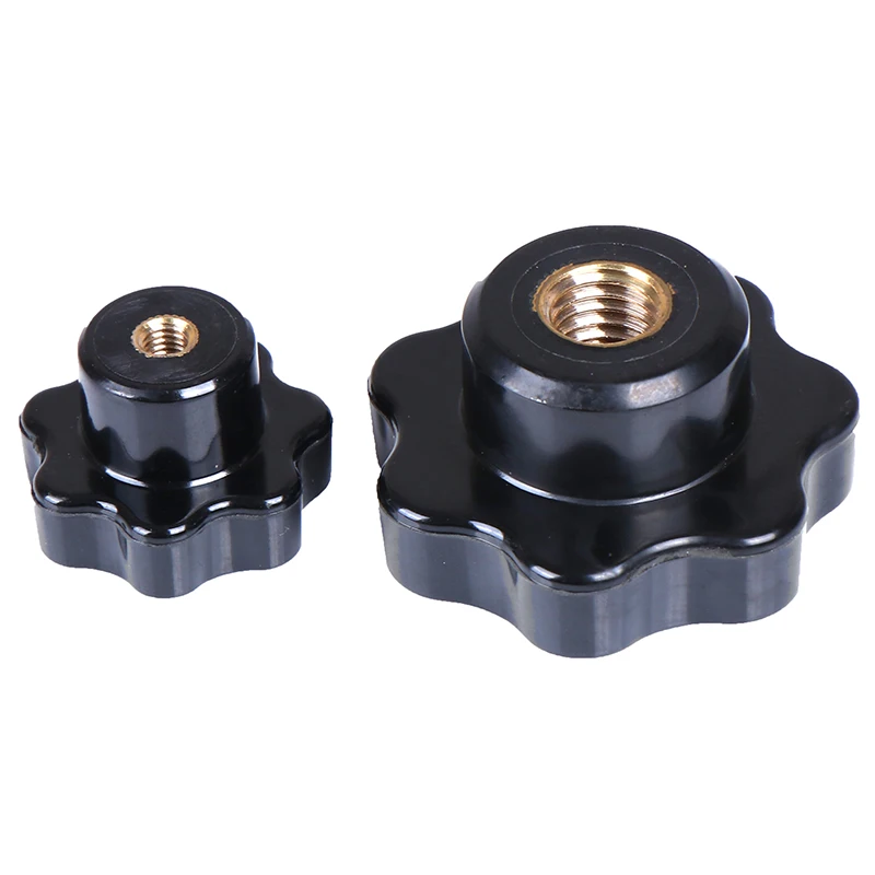 M5/M6/M8/M10/M12 Female Thread Star Shaped Head Clamping Nuts Knob For Industry Equipment 1PCS nuts Copper Core Knob