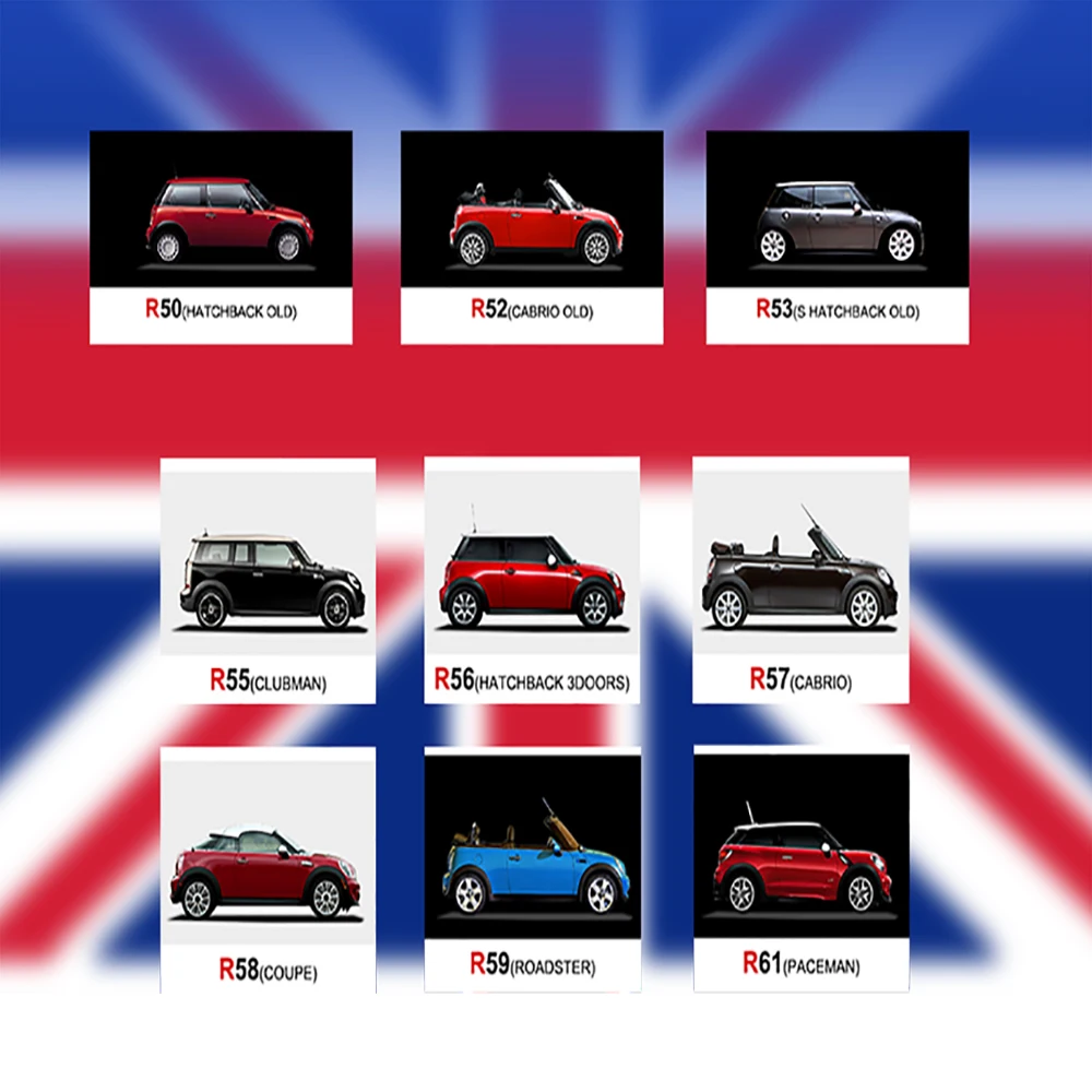 Union Jack Door Handle Covers Exterior Decoration For MINI Cooper S R50 R52 R53 R55 R56 R57 R58 R59 R61 Car Styling Accessories