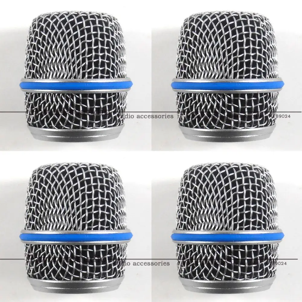 4pcs Microphone Ball Mesh Grille For Shure BETA57A Microphone Accessories Ball Head Replacement Accessory