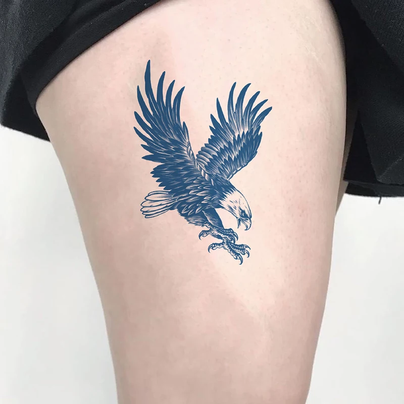 Premium Semi-Permanent Tattoos for Women Men Realistic and Long Lasting 1-2 Weeks,Eagle Temporary Tattoos Stickers