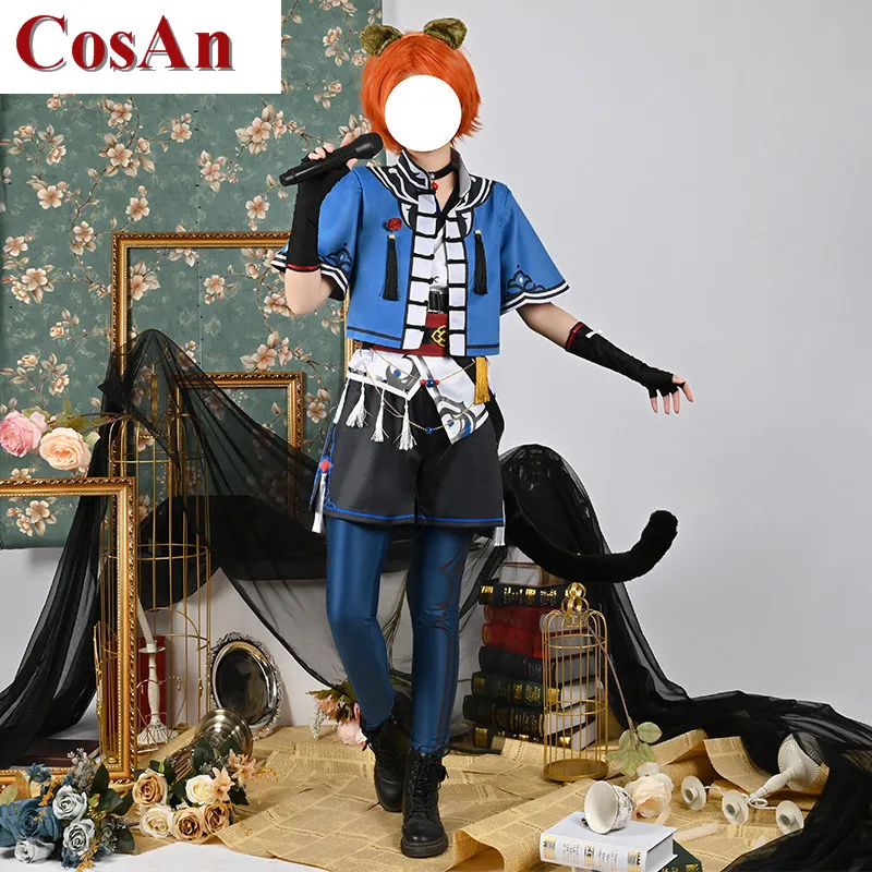 

CosAn Hot Game Ensemble Stars Tsukinaga Leo Cosplay Costume Lovely Uniforms Unisex Activity Party Role Play Clothing S-3XL New