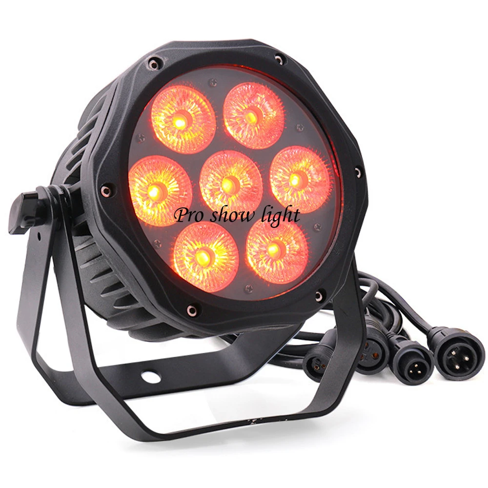 IP65 Waterdichte Led Par Licht 7X15W Rgbwa Uv 6IN1 Par Led Licht Outdoor Podium Verlichting Dmx Controller Dj Licht Voor disco Party