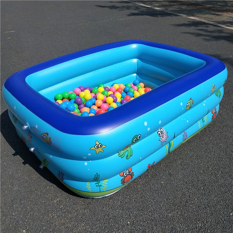 Baby Inflatable Swimming Pool Children Basin Bath Tub Piscina Portable Outdoor Ball Paddling pool Kid Water Play Home Beach Game