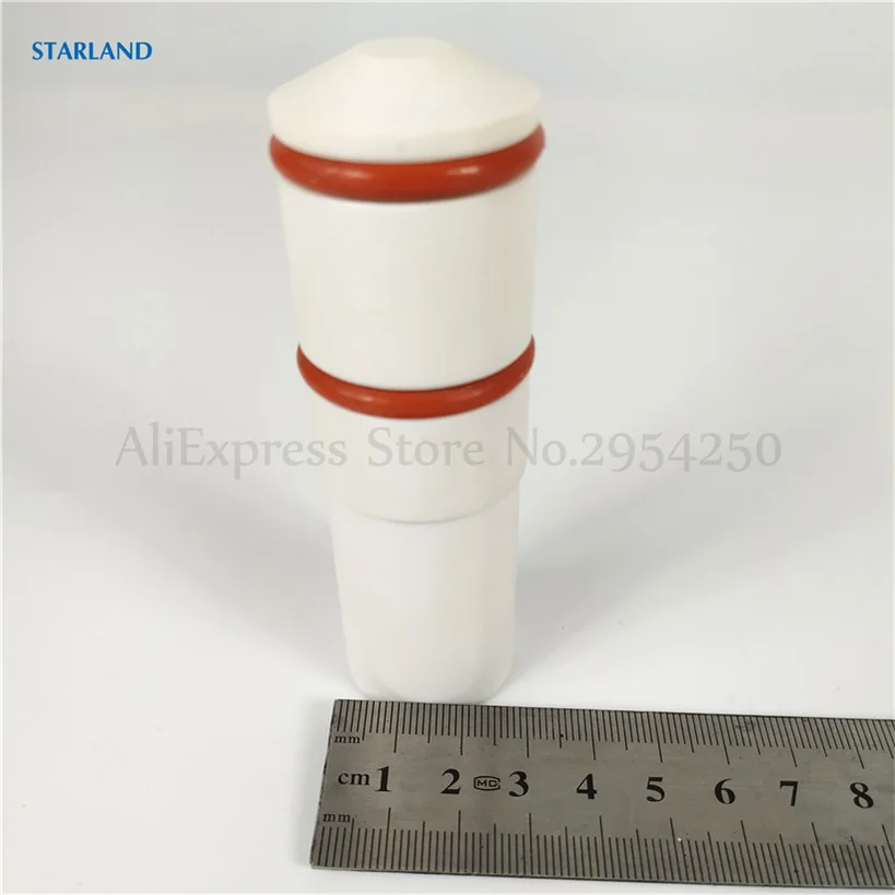 White 3 In 1 Food-Grade BQL Discharge Valve Rods Of Ice Cream Machine Replacement For Soft Serve 2 Side Rods Plus 1 Middle Rod