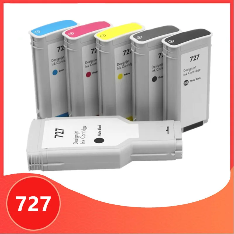 Compatible For HP 727 Remanufactured Ink Cartridge For HP727 DesignJet T1530 T920 T1500 T2500 T930 T2530 Printer With Chip