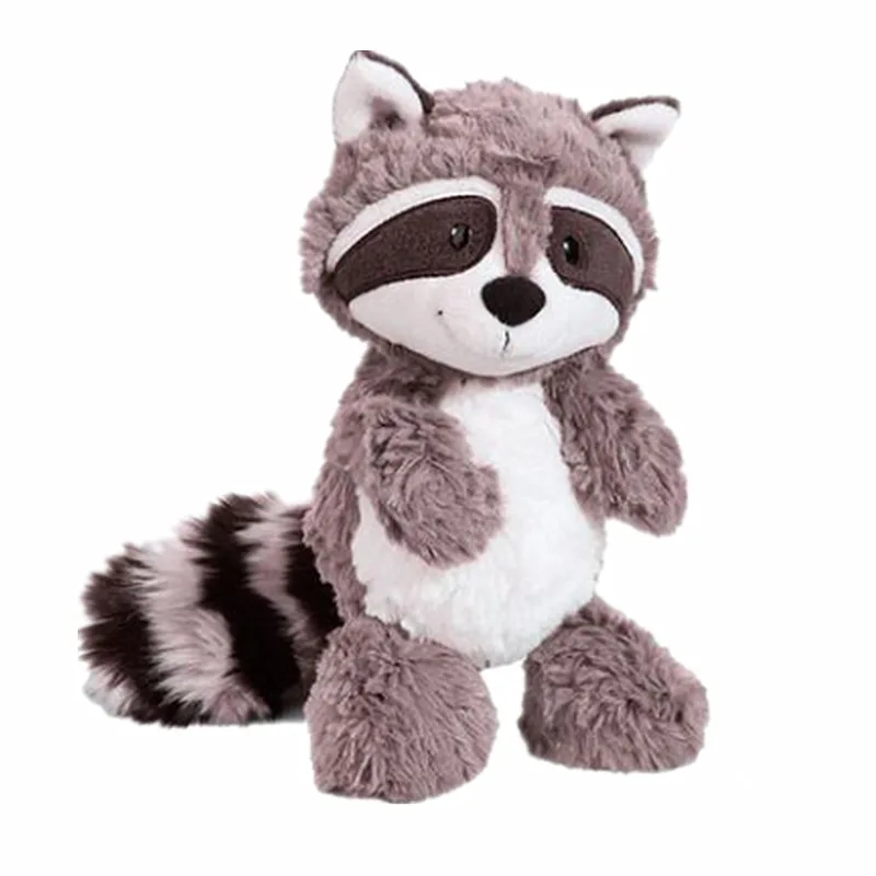 28/35/50cm Raccoon Plush Toy Forest Friends Stuffed Toy Girl Sleeping Pillow Big Tail Animal Doll Cute Creative Toys Kids Gift