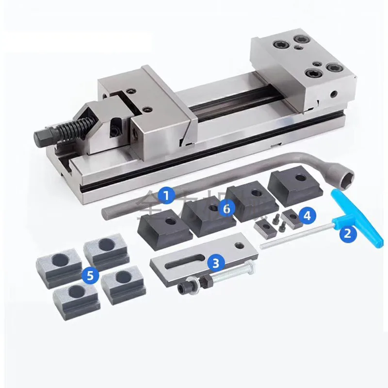 

GT125 / 5 Inch High Precision Manual Flat Vice Tool Maker Vise for CNC Grinding Milling Machine