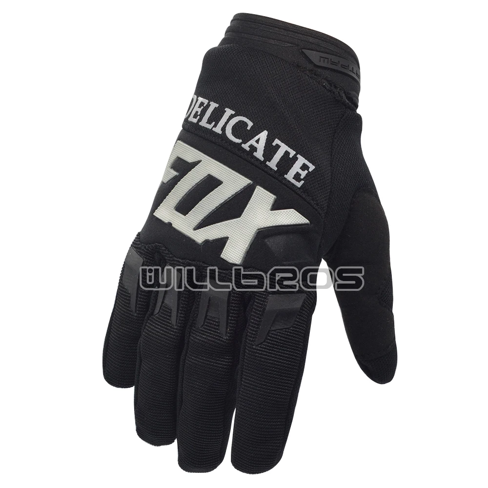 

Delicate Fox Gloves Mountain Bicycle Offroad Guantes Dirtpaw Racing Black Luvas Motocross MX Mountain Bicycle Guants For Men