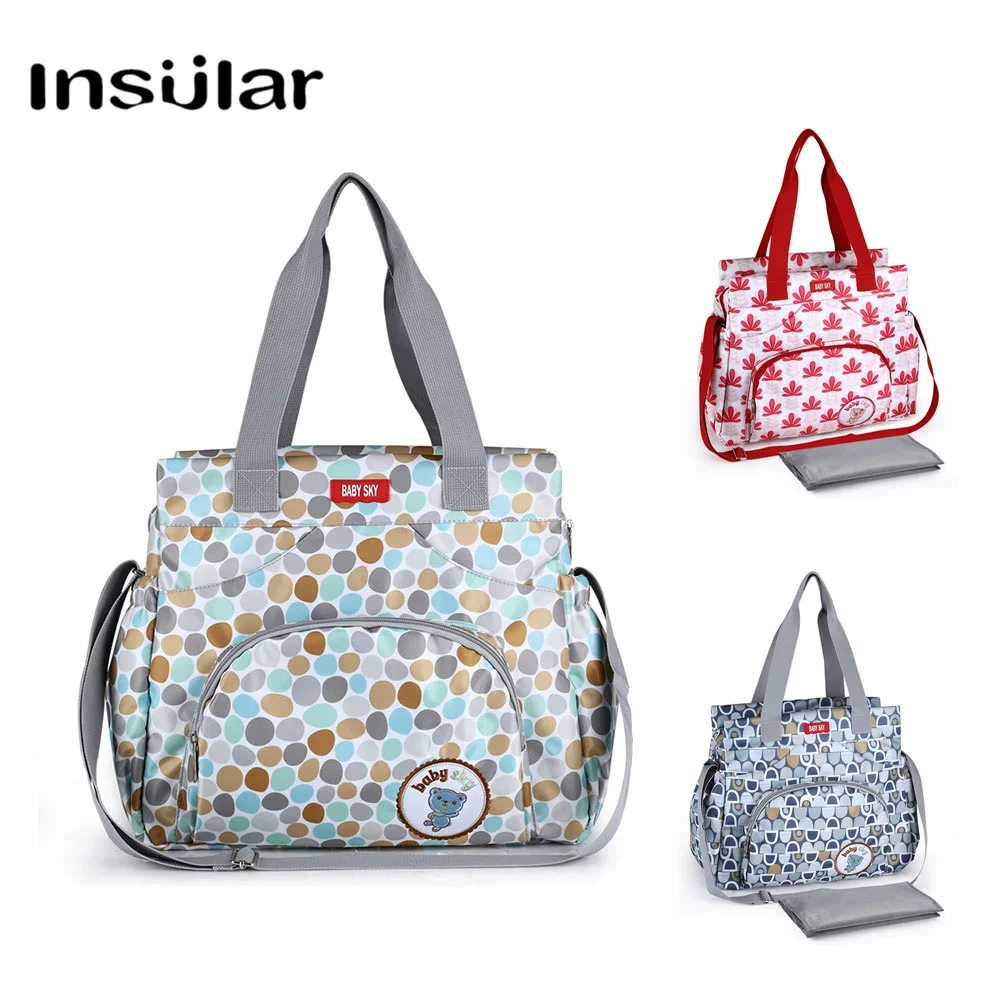 

Insular mummy Maternity bag diaper bag baby stroller waterproof nappy handbag baby changing bags