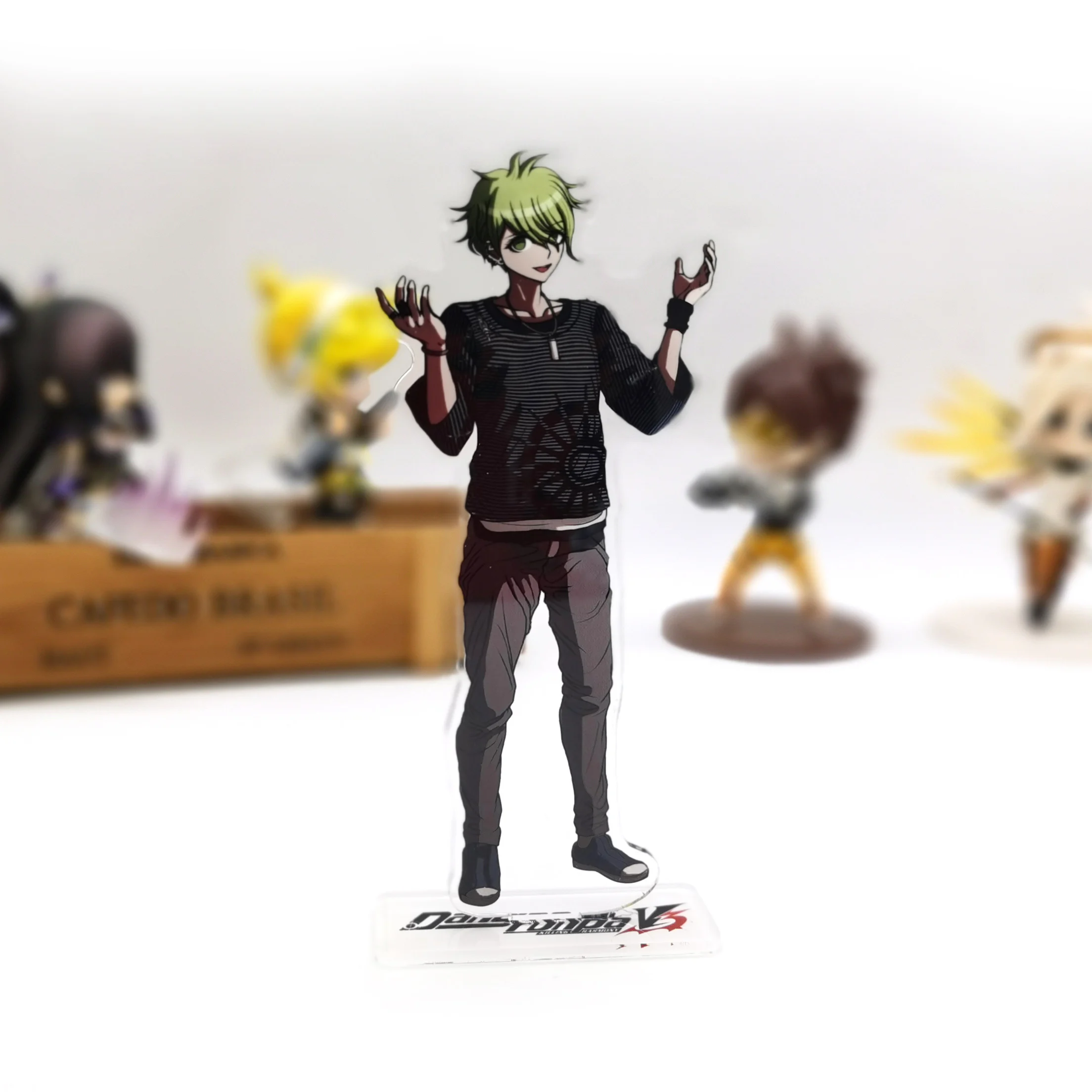 Danganronpa V3 Akamatsu Kaede Amashi Rantaro HM acrylic stand figure model plate holder cake topper anime Japanese