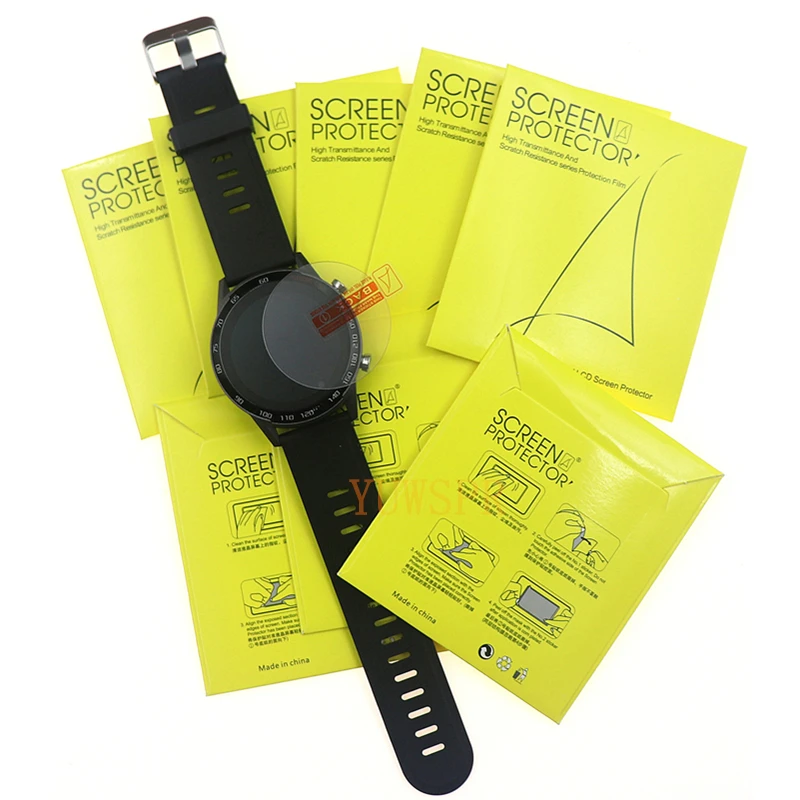 샤오미 화웨이 스마트 손목시계용 강화 유리 보호 필름, 38mm 원형 범용 스마트 워치 화면 보호대