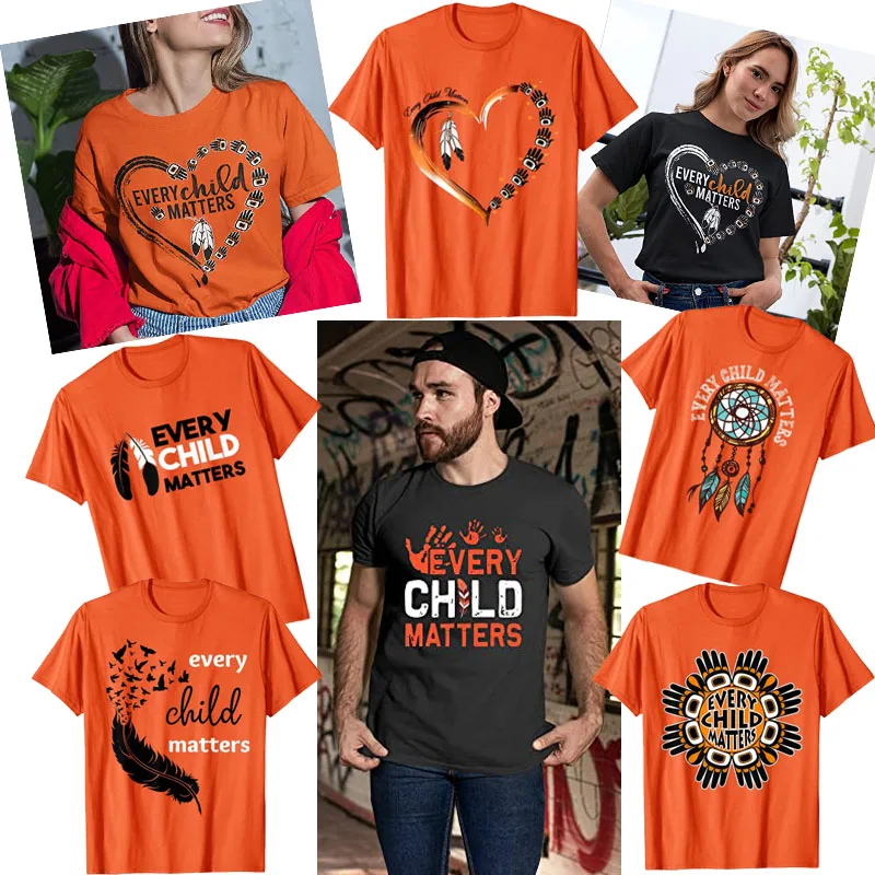 Every Child Matters T-Shirt Honouring Remembering Orange Day Shirts for Women Men Graphic Clothing