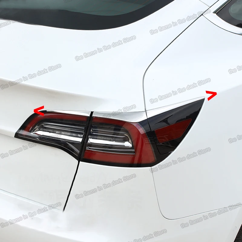 

Отделка для автомобиля из нержавеющей стали, украшение для tesla model 3 2019 2020 2021, аксессуары, наклейка, внешний автомобиль