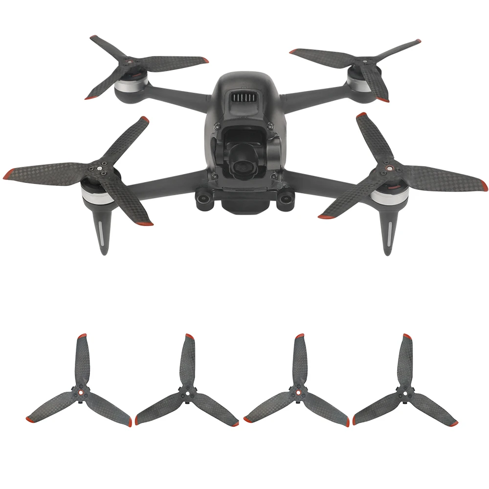 

Carbon Fiber Propeller Blades are Suitable for DJI FPV combo ride Through Aircraft Drone Accessories