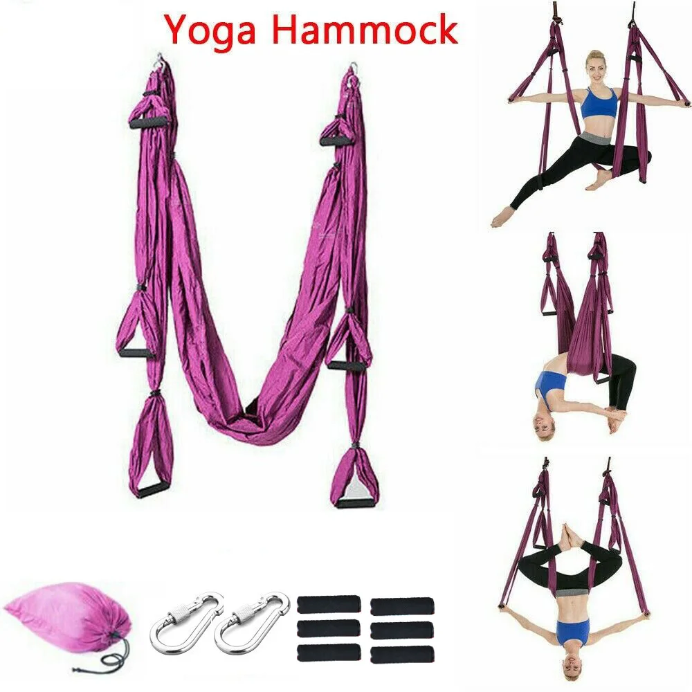 Yoga Hammock Anti Gravity Ultralight Parachute Nylon Aerial Yoga Swing hammock Unmissable Fitness Equipment Home Gym