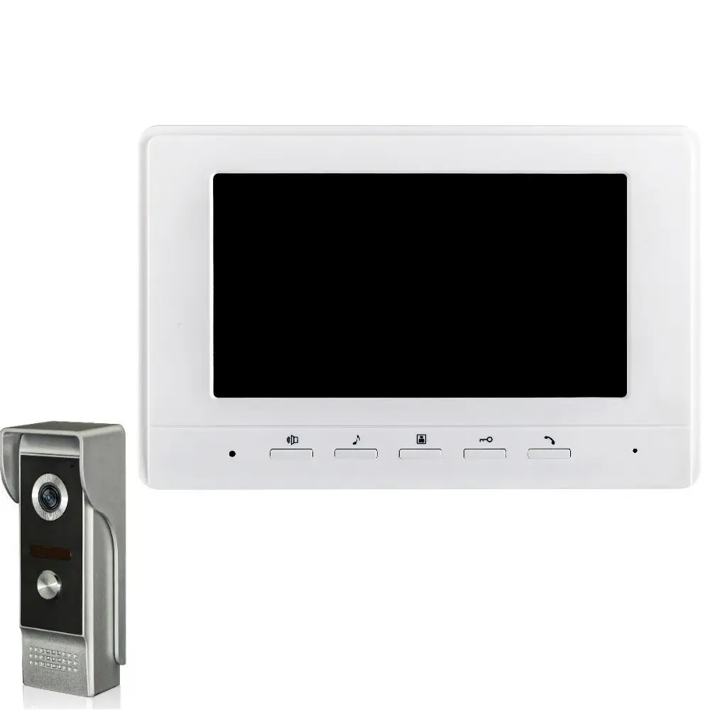 7 Inch 700tvl Hd Video Intercom Kit Voor Huisbeveiliging, Video Deurtelefoon Met Slot, Video Intercom