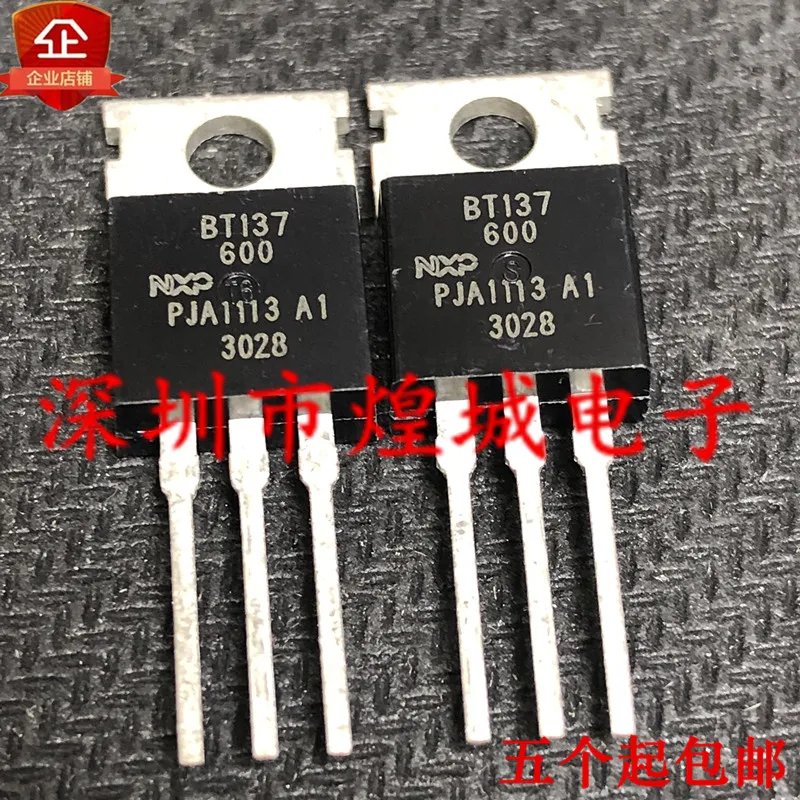 10PCS/Lot   BT137-600  TO-220 600V 8A