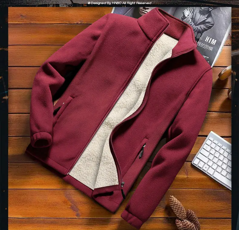 

2020 Autumn And Winter Large Size MEN'S Cotton-padded Clothes Sports Casual Stand Collar Jacket