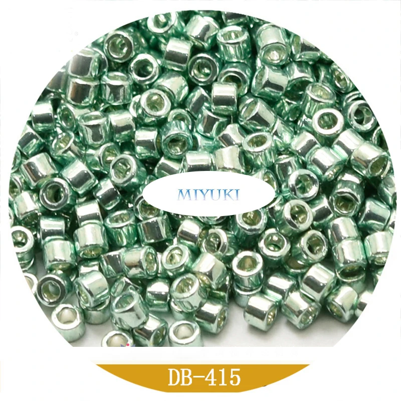 Miyuki  Imported From Japan Lucky DB11/0 Metallic Series1.6mm Delica Beads 10G Pack  Glass Beads