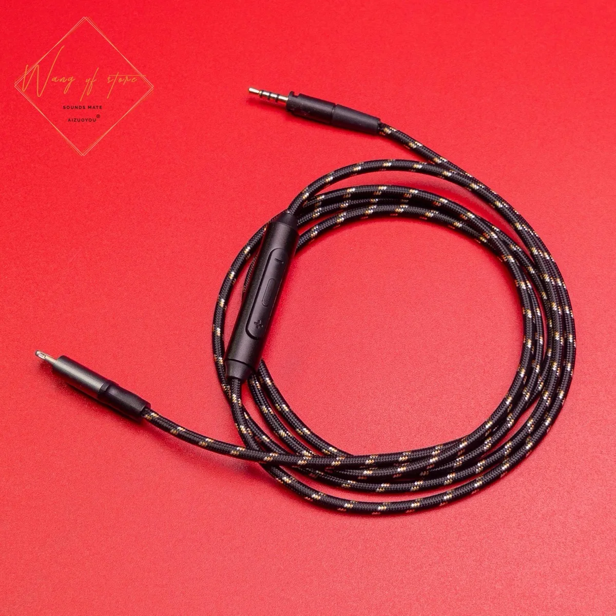 Lightning ถึง2.5มม.สำหรับ Sennheiser HD350BT HD450BT NC HD4. 30 HD4. 40BT หูฟัง Mic Remote สำหรับ Appler Iphone Ipad