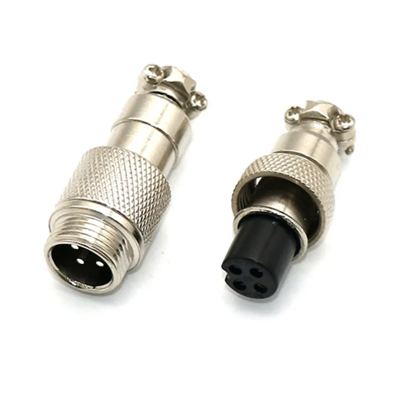 Angitu GX16 4Pin Aviator Male and Female Docking Industry Plug 4Core GX16 Connector