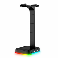 Headphone Stand RGB Headset Mobile Phone Charging Display Holder Earphone Universal Headset Hanger For PUBG Computer Gamer