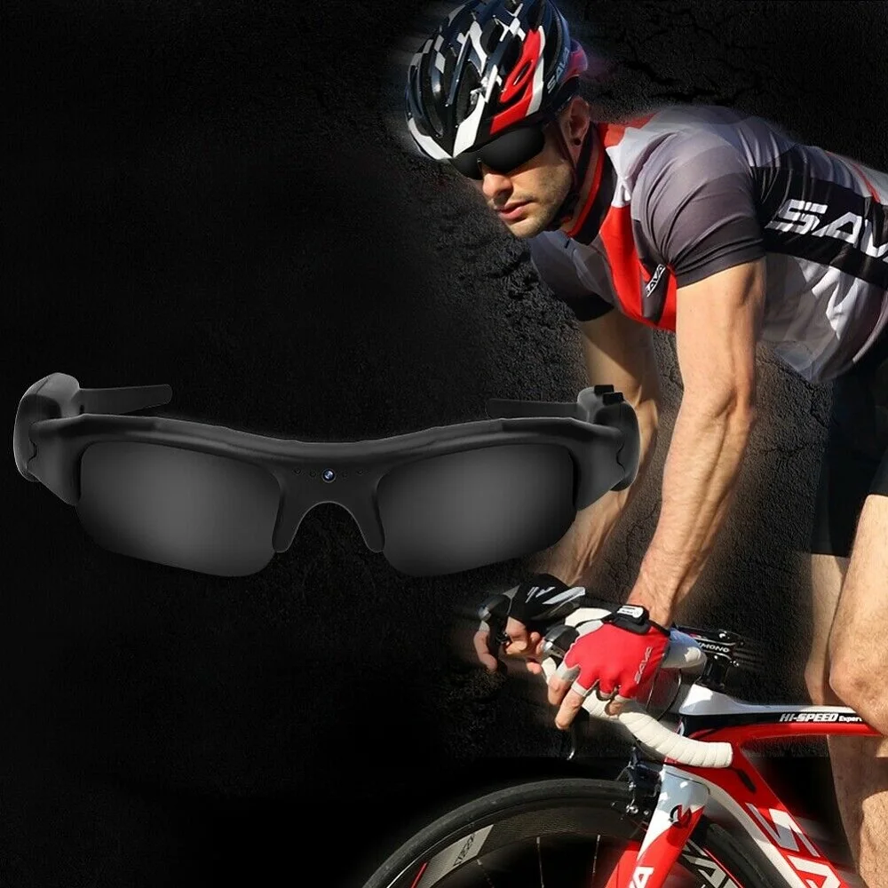 Sport Mini Glazen Camera 1080P Hd Rijden Bril Dvr Zonnebril Digitale Tf Mini Audio Video Recorder Camcorder Eyewear Nieuwe