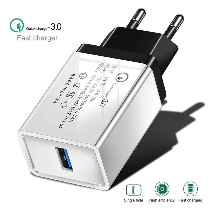 DC 5V 9V 12V Power Adapter 2A 1-3 Ports USB Mobile Phone Charger Supply Universal USB 220V To12V Power Supply EU Plug Charger