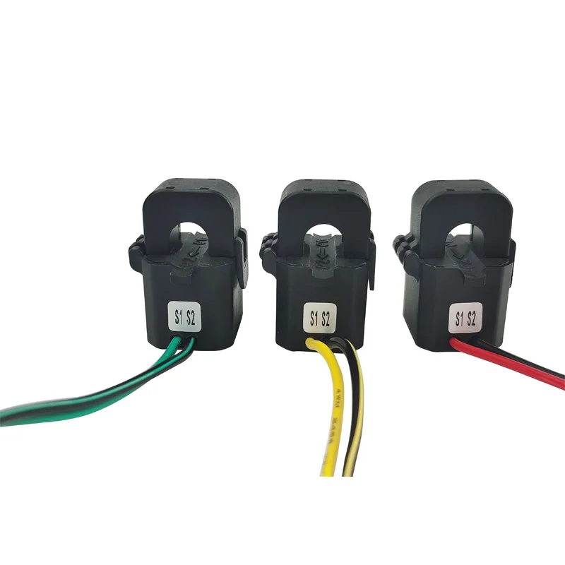 3PCS Snap-in Type Small Current Transformer Three-phase Electric Meter Open Type Current Transformer mA 0.5 Class 10/20/50/75mA