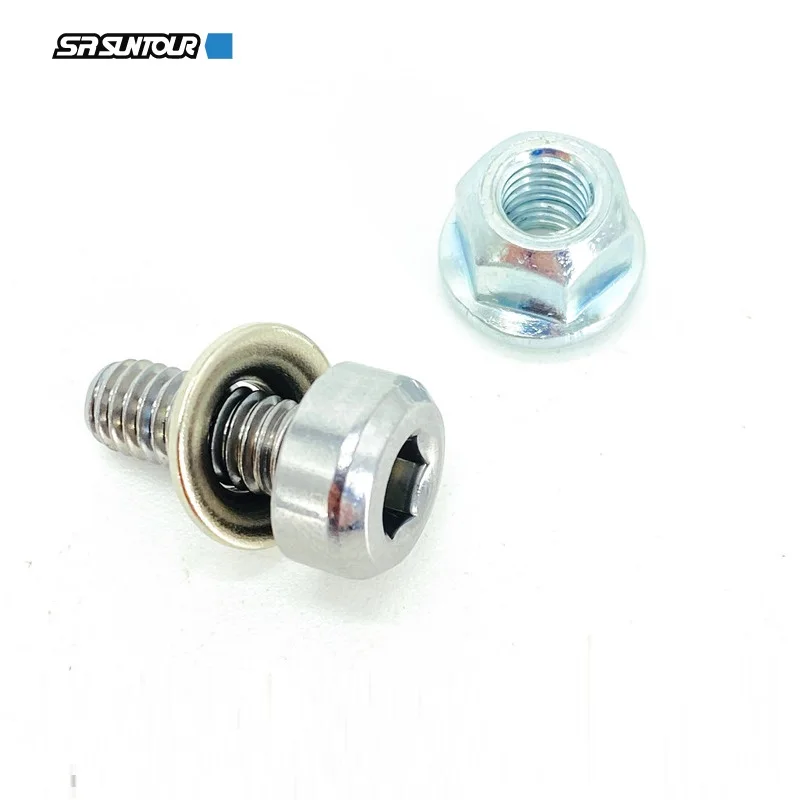 For SR SUNTOUR XCR XCM XCT Front Fork Suspension Cartridge M6 Fixing Bolt Nut Damping Rod Fixing Screw