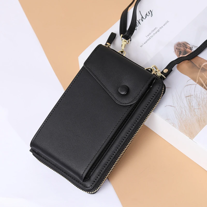 XMESSUN Fashion Split Leather Cellphone Bag Women's Shoulder Bag Light Luxury Female Crossbody Bag Mini Phone Travel Bag for Gir