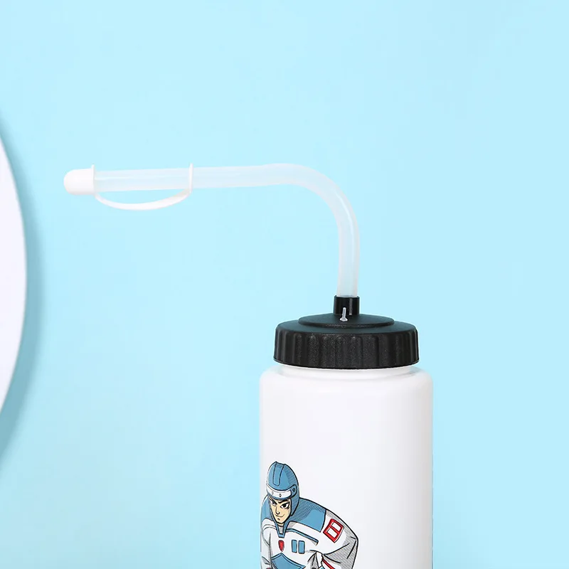 Garrafa de água portátil, livre de bpa, 1000ml, hóquei no gelo, grande capacidade, garrafa de lacrosse, design clássico de ponta estendida, equipamento esportivo