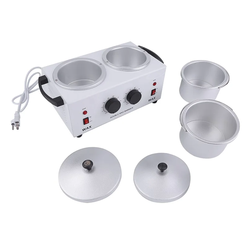 Macchina per cera depilatoria per scaldacera per paraffina a doppio vaso per strumento per depilazione epilatore per mani e piedi SPA