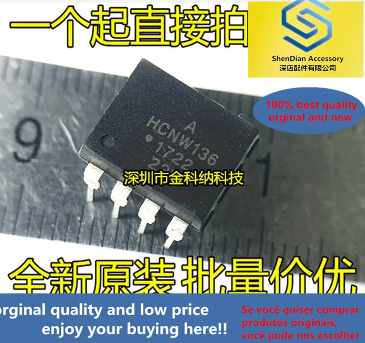 

10pcs only orginal new CNW136 QTC-CNW136 HP CNW136 DIP 8-pin high linear optocoupler Quality Assurance