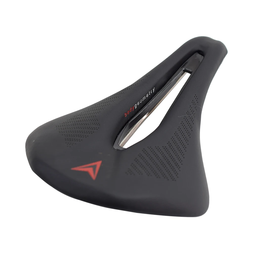 Ergonomic Folding Bicycle Saddle 252x165mm PU Leather Hollow Cr-Mo Rail MTB Mountain Bike Seat Cushion Cycling Components