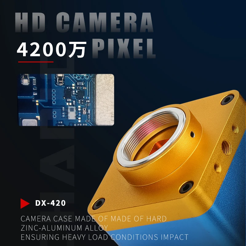 Monteur DX-420 4200W Pixels DX-480 4800W Pixels Usb Hd Industriële Camera Trinoculaire Microscoop Camera Voor Telefoon Cpu Pcb reparatie