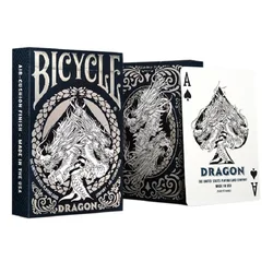 Premium Baralho para Mágico, Dragão Bicicleta, Tamanho de Poker, Deck Collectable, Magic Card Games, Magic Tricks Props