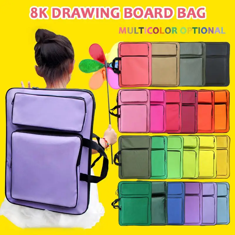 kid-art-bag-for-painting-board-drawing-tools-8k-multi-color-drawing-kits-waterproof-sketching-bag-for-kids-art-set-art-supplies