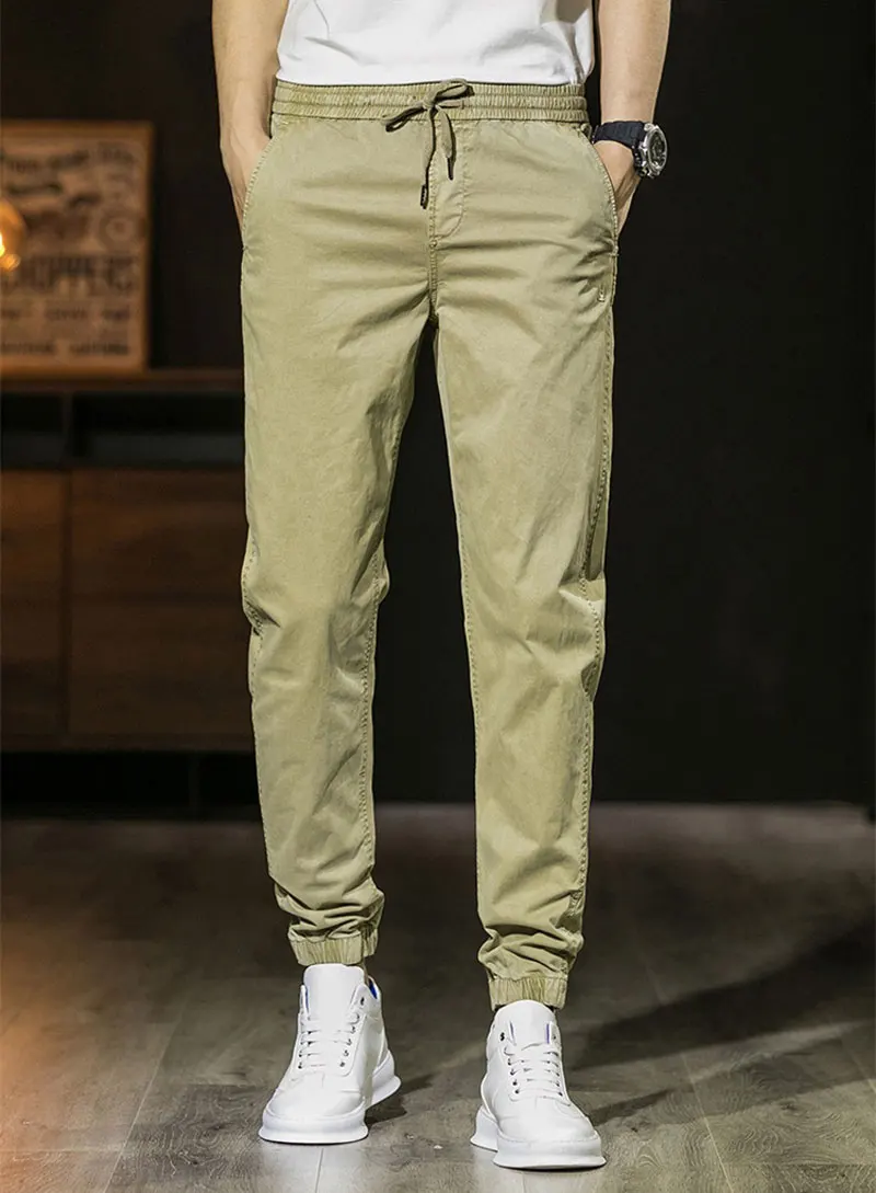 Cotton Leisure Mens Autumn Pencil Pants Military Beam Feet Men Camouflage  Pants  Motion Comfortable Cargo Trousers Camo Jogger
