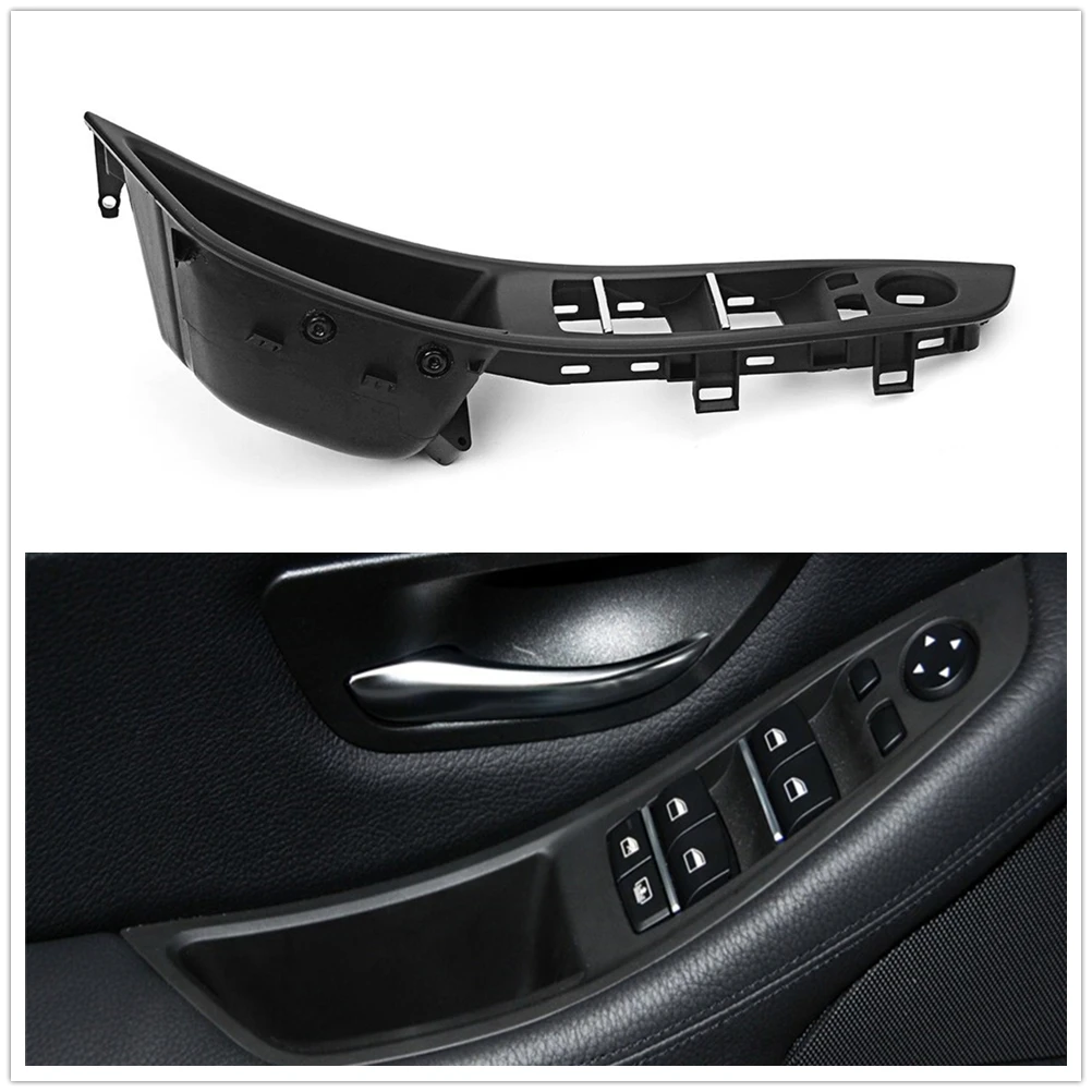 

For BMW 5 Series F10 F11 F18 520 523 525 535 2010-2017 Door Handle Armrest Panel Interior Window Switch Button Cover Left Driver