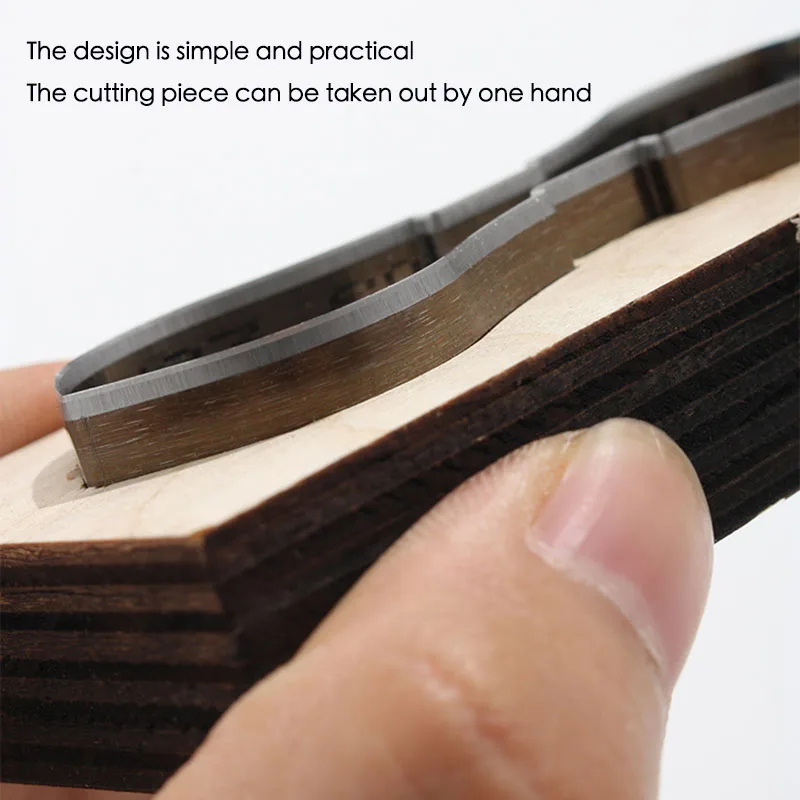 Leather Craft Zipper Puller Cutter Japan Steel Blade Zip Pull Template Cutting Mould Handmade Punching Tools 8pcs/set