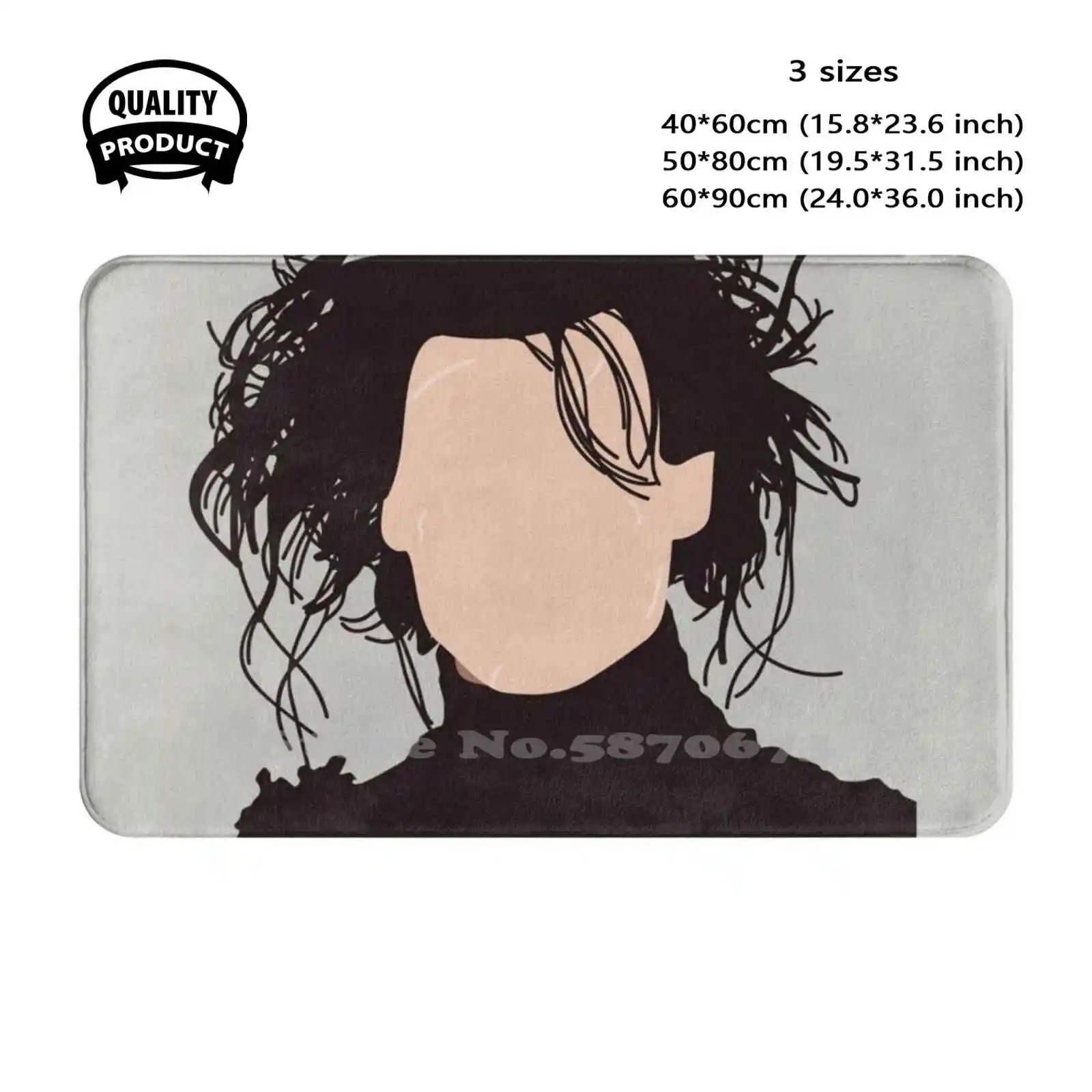 Edward Scissorhands Soft Cushion Home Carpet Door Mat Car Rug Edward Scissorhands Johnny Depp