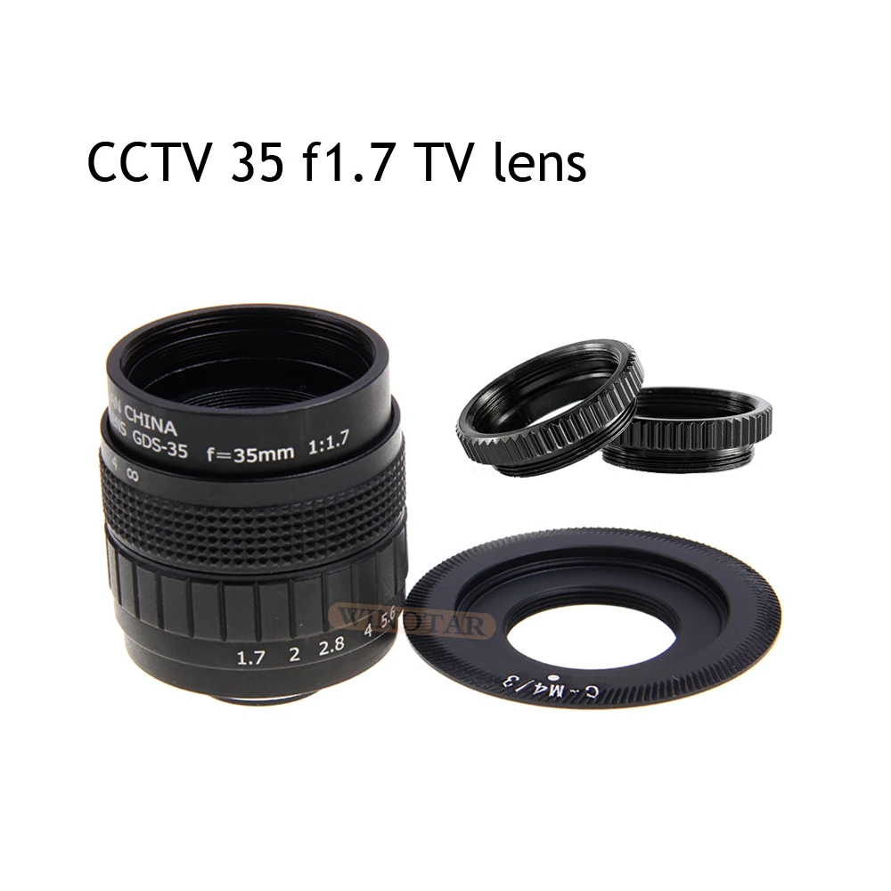 فوجيان 35 مللي متر F1.7 CCTV TV فيلم عدسة + C جبل + حلقة ماكرو لأوليمبوس مايكرو 4/3 m4/3 EP1 EP2 EP3 EP5 EPL1 EPL2 EPL3 EPL5 EPM1 OM-D