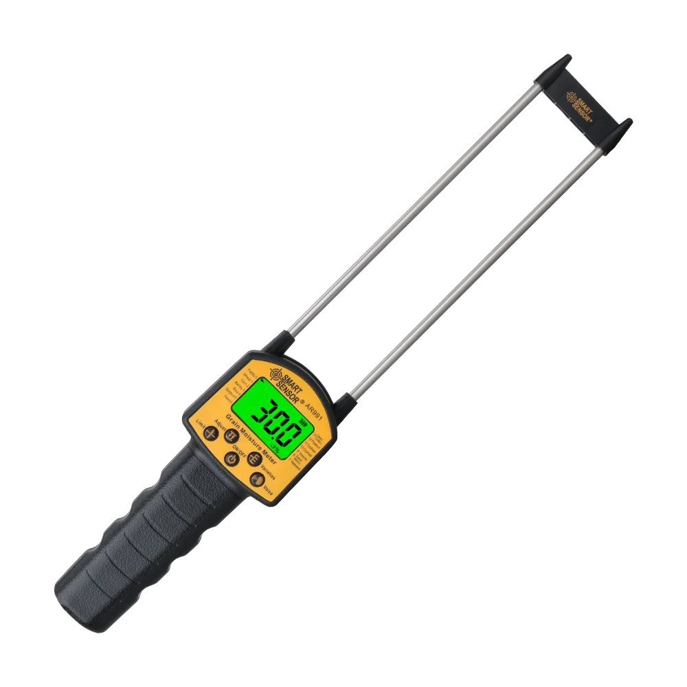 Digital Grain Moisture Meter Handheld LCD Hygrometer with Measuring Probe for  Corn Wheat Rice Bean Wheat Flour fodder rapeseed