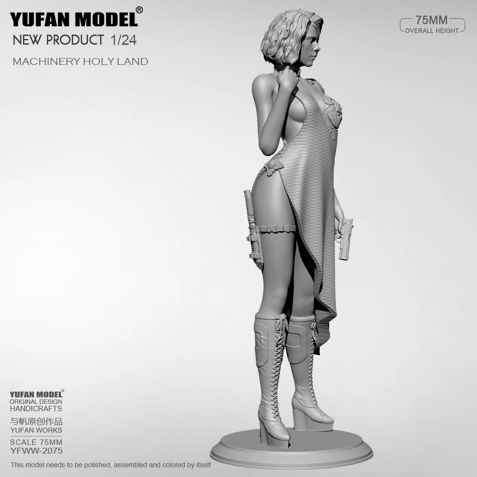 1/24 YUFAN MODEL Resin model kits figure self-assembled YFWW-2075